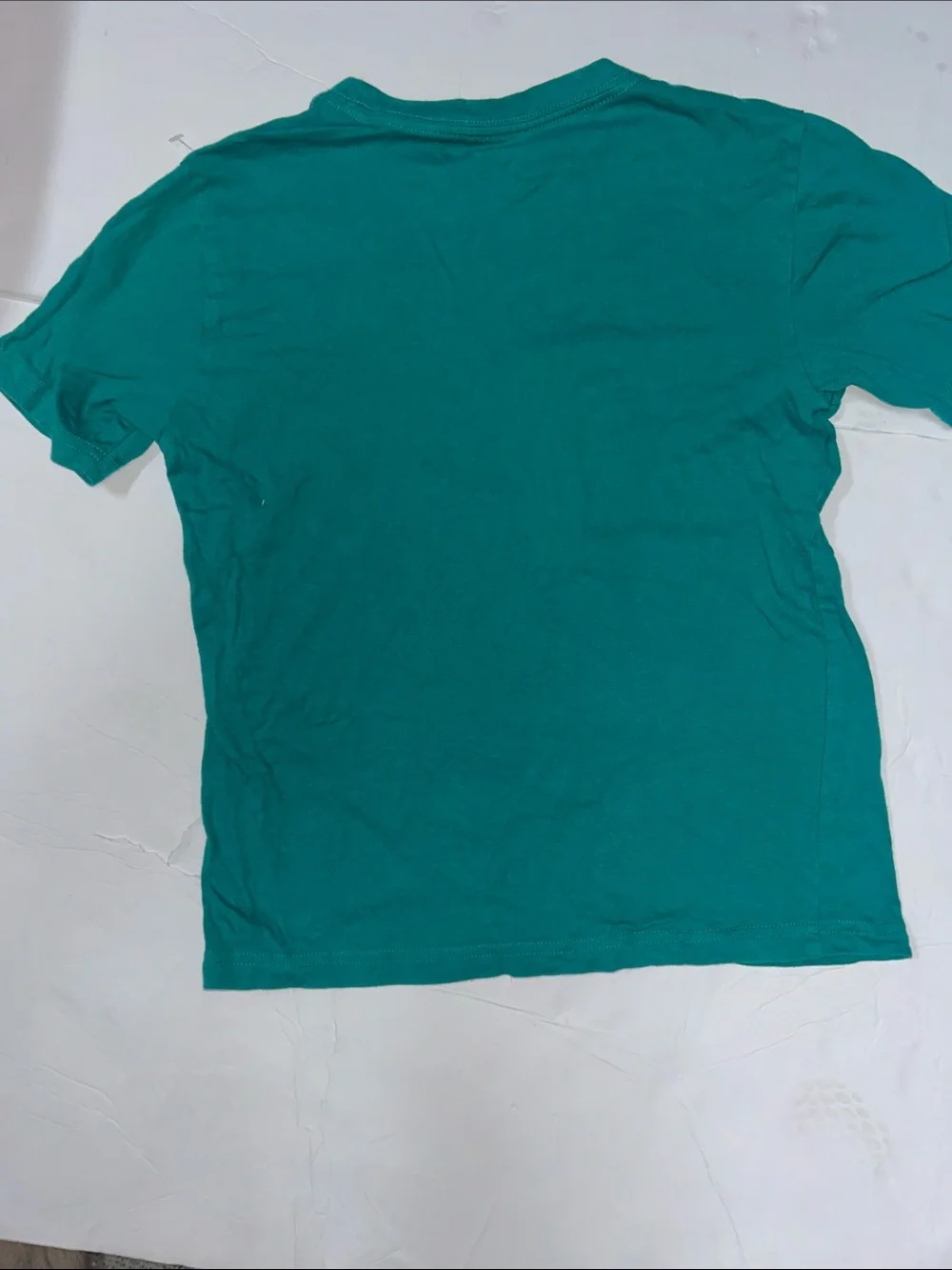 Tommy Hilfiger Teal Short-Sleeve Tee with Colorblock 'H' Graphic Size 8/10